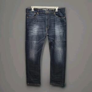 Signature Levi Strauss S51 Straight Fit Blue Jeans 40 × 32